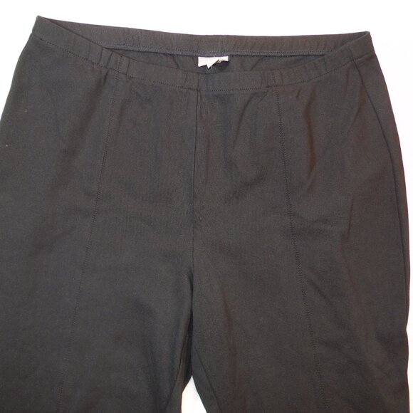 J Jill Pants Womens Large Black EUC - Picture 3 of 9